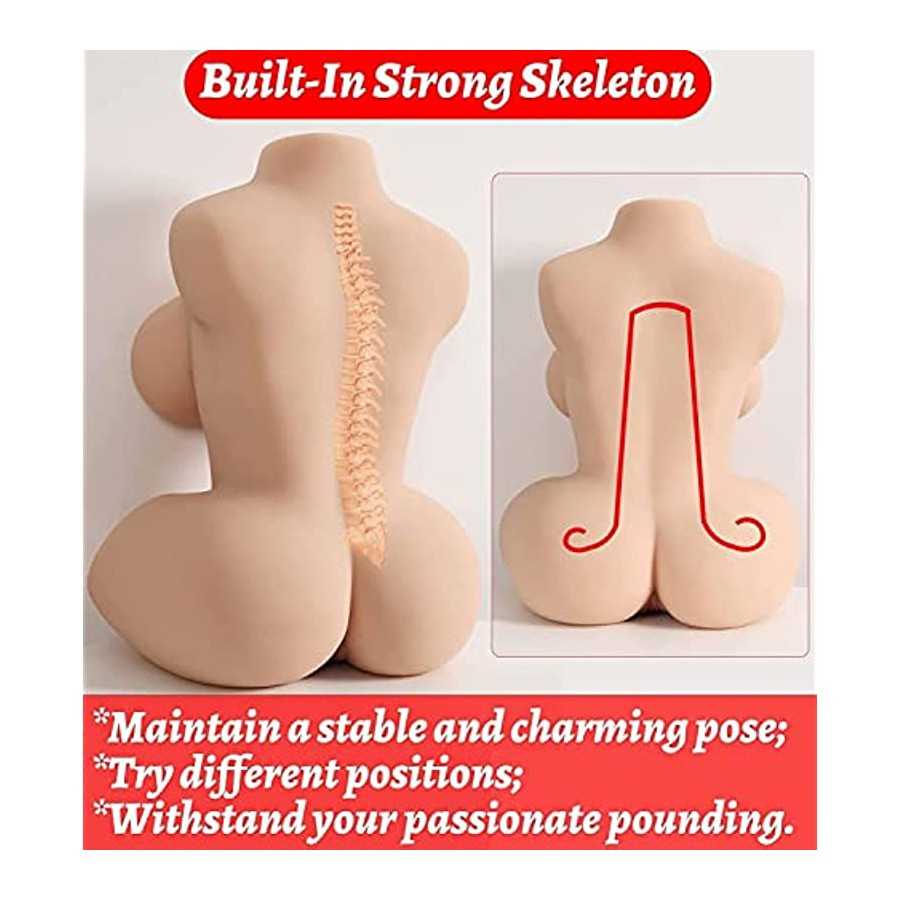 TPE Silicone Doll Men's Masturbator Sex Doll Toy S Shape Shape Silicone Doll Lifelike Sex Doll for Men Available in US(5.1ft 92.