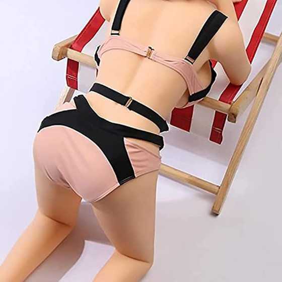 Full Life-Sized Sex Doll Male Masturbator Female Torso Body Doll,3 in 1 Jelly Big Breasts Tight Vaginal & Anal,3D Love Doll Adul