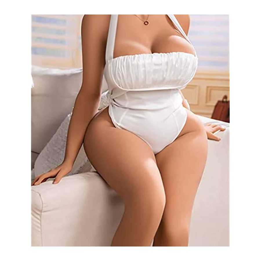 Silicone Doll Full Body Sex Life Size Brown Sex Cheap TPE Realistic Dolls Male Female Torso Big Butt Full Size Real Dolls for Wo