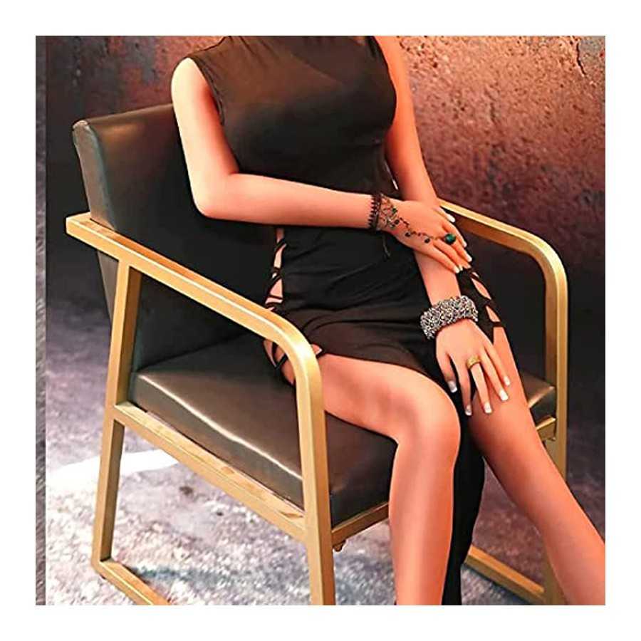 Life-Sized Sex Doll Male Masturbator Sex Toys for Men with Realistic Boobs Pussy Ass Butt with Feet Standing Adult Sex Doll for 