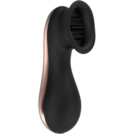 Shots Toys Dreamy Silicone Oral Clitoral Stimulator, Black