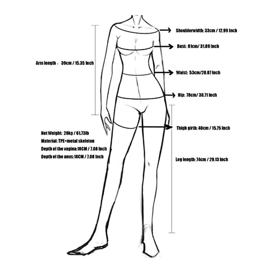 Silicone Doll Full Body Sex, Life Size Female Dolls Full Size, Sex Dolls for Men Female Torso, Adult Dolls for Men Pleasure, Dol