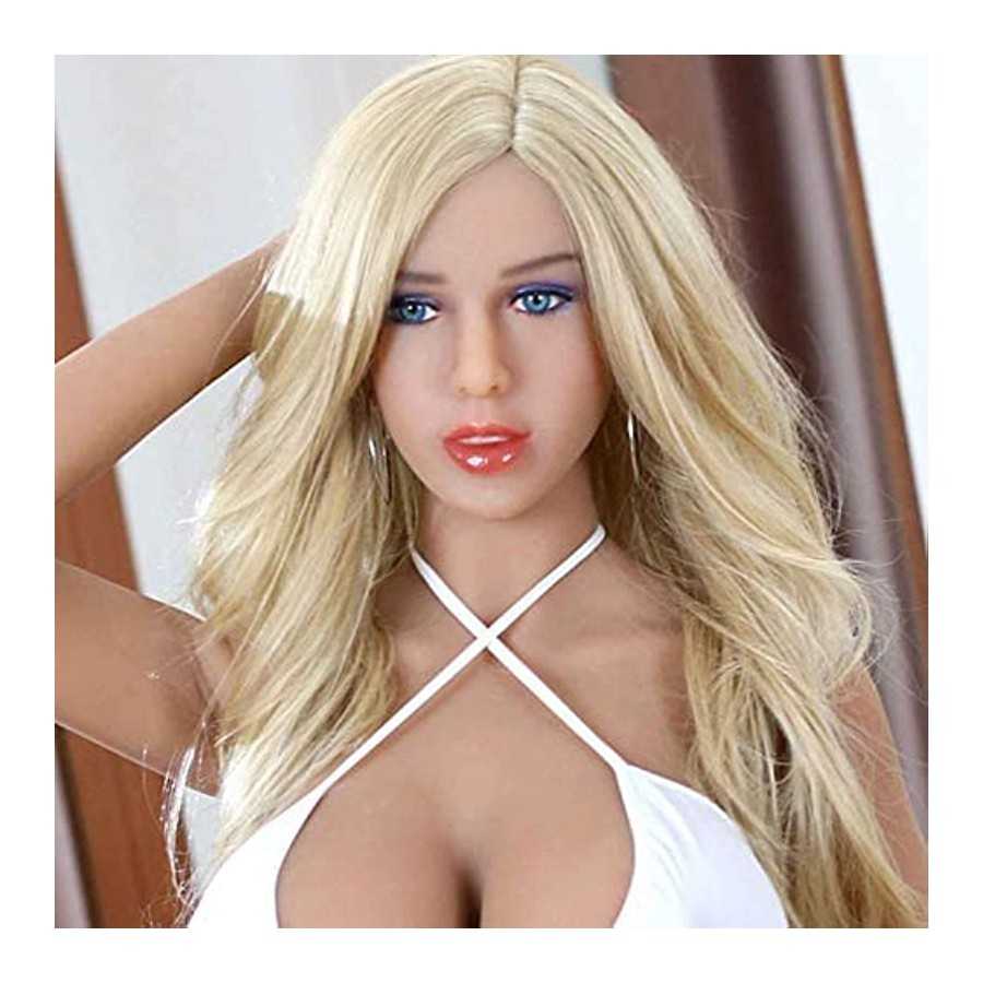 Sex Doll Head 7LB Sex Toys for Men Suitable Female Torso Love Doll Men’s Sex Toy Male Masturbator Deep Oral Sex Flesh Light Real