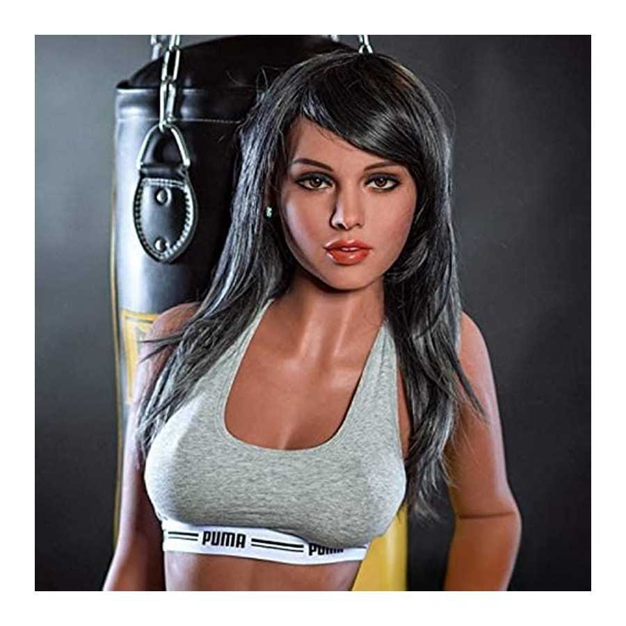 Sex Doll 1:1 Life-Size Head for Torso Male Masturbator TPE Doll with Realistic Lifelike Female Torso Hands Free Male Silicone Ad