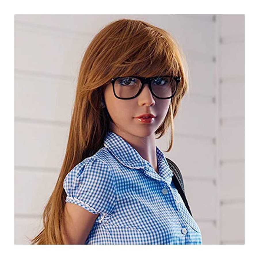 Brown Male Sex Doll Head with Realistic Face Love Doll Men Sex Dolls for Men Tight Oral for Female Masturbation Unisex Masturbat