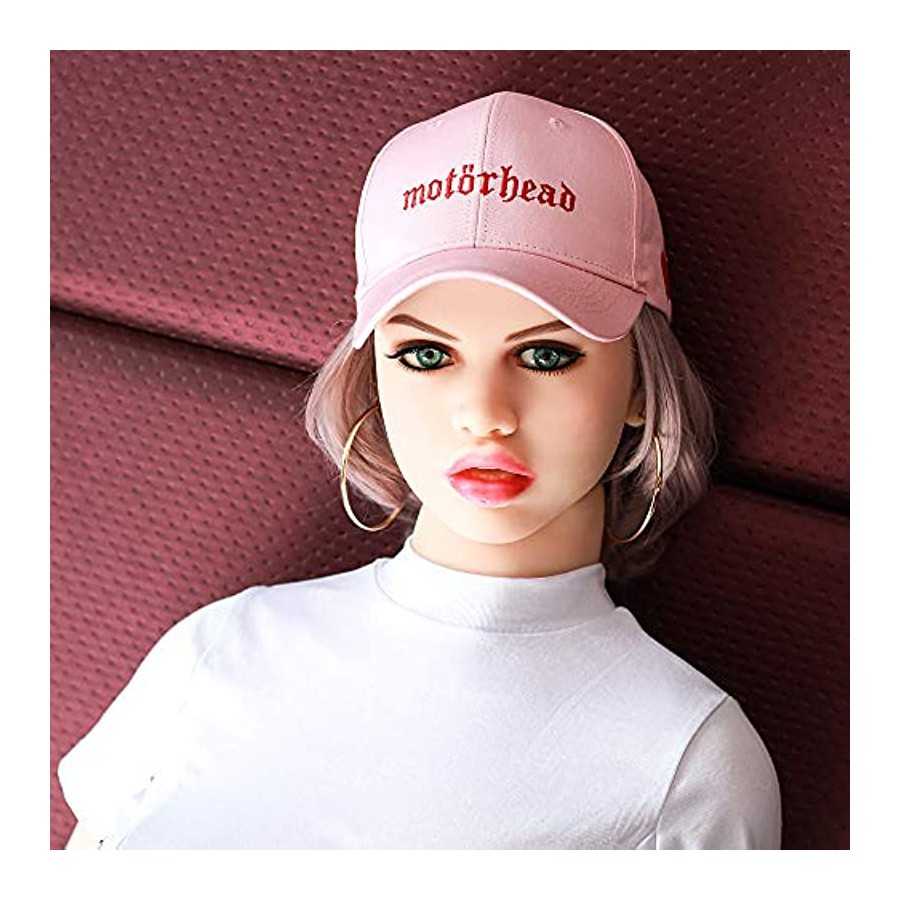 Silicone Doll Head for Full Body Sex Doll Male Dolls for Women TPE Full Body Sex Dolls Head Made of TPE Material Easy to Clean N