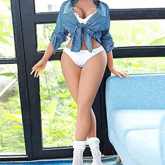 Large Chest and Buttocks Sex Doll, 5.34ft Real Women Torso Sex Dolls with Feet Standing and Masturbation Sex Toys, US Shipments