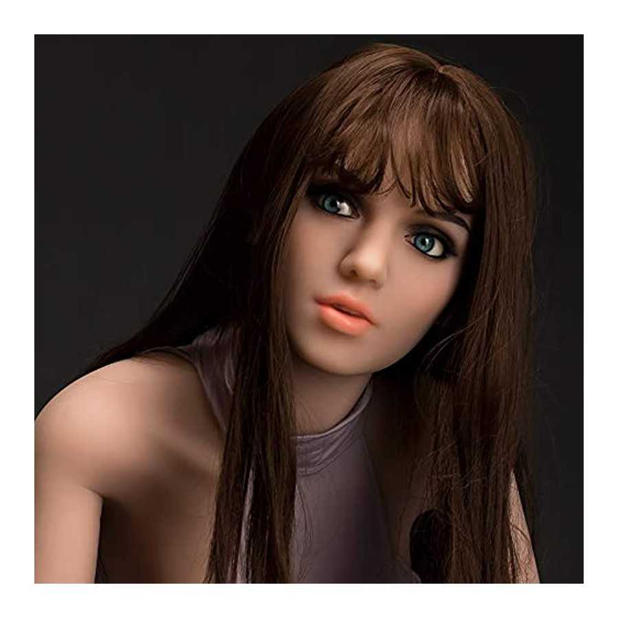 Sex Doll Head Male Masturbator with Realistic Women Face Masturbator Silicone Love Doll Pussy Ass Male Sex Toy for Men Masturbat