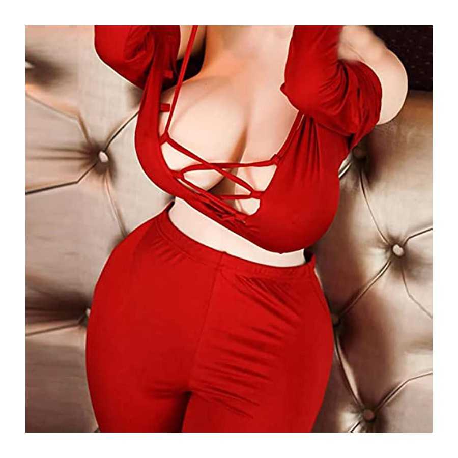 Full Size Sex Dolls, Sexy Women' Torso Sex Doll for Men, Lifelike Size BBW Female Body Doll Adult Love Doll with Vaginal Anal Br
