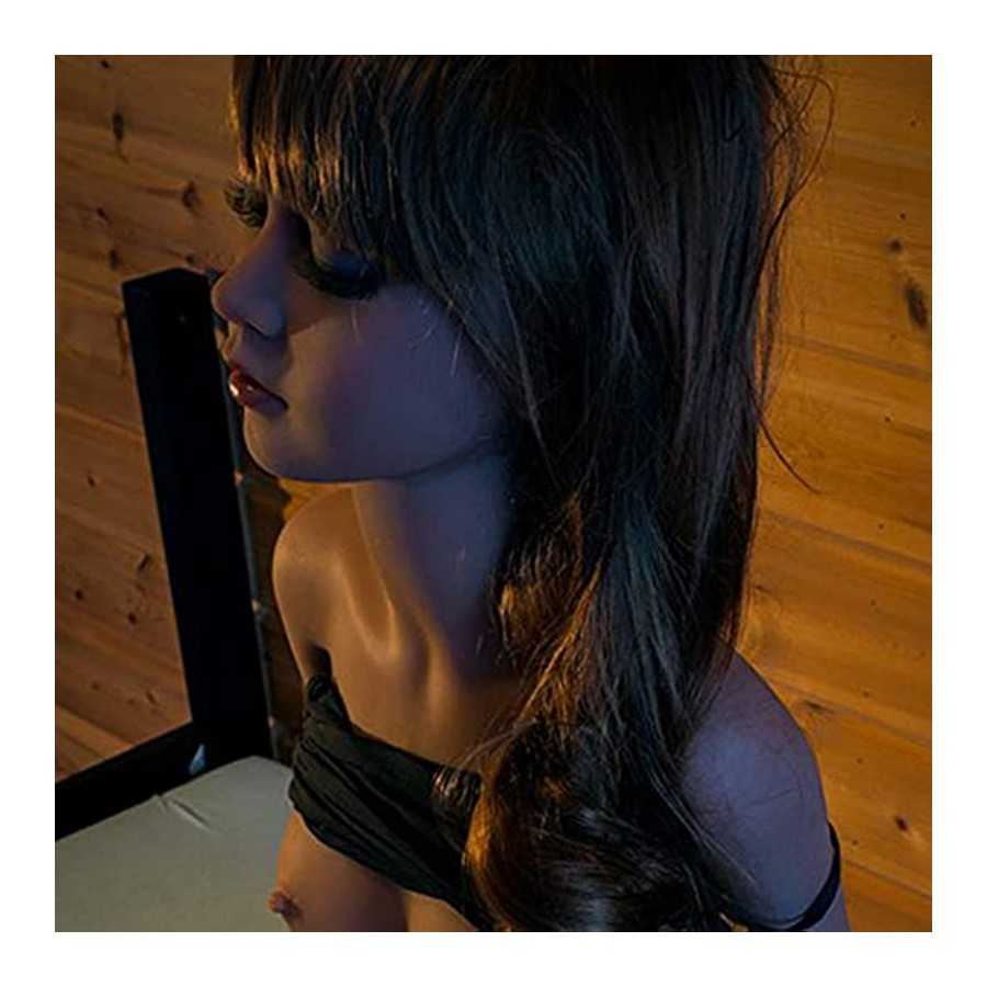 Male Masturbators Toys for Men's Sex Pocket Pussy with Realistic Flesh Oral Adult Toys for Men Silicone Sex Doll Head Lifelike M