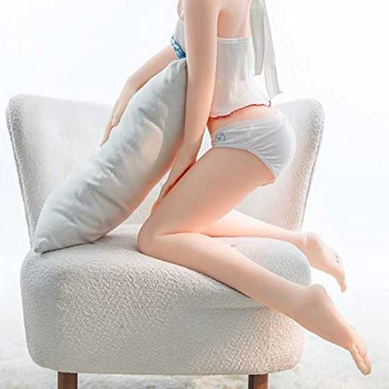 Sex Doll Flat Chest Women's Torso Full Size TPE Silicone Doll Full Body Sex Doll for Men Life Like Full Size Doll Love Sex, Ship