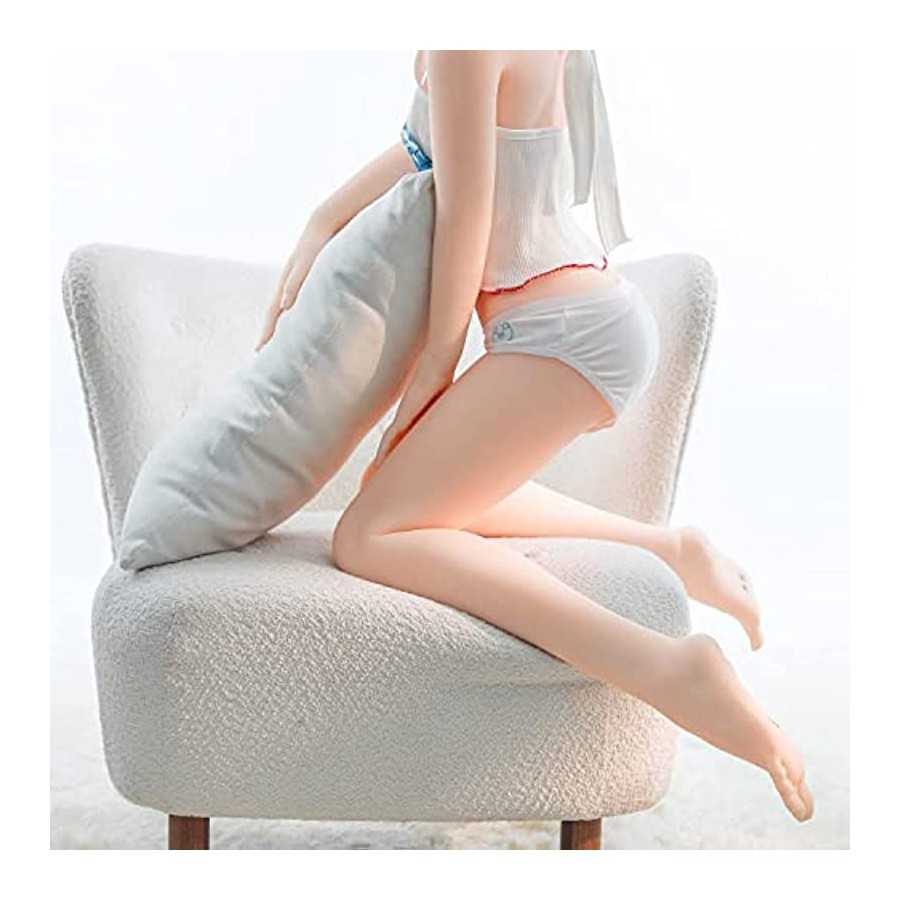 Sex Doll Flat Chest Women's Torso Full Size TPE Silicone Doll Full Body Sex Doll for Men Life Like Full Size Doll Love Sex, Ship