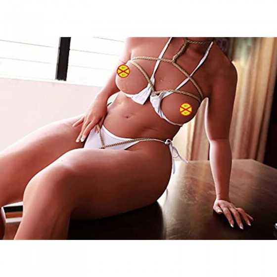 PYNLS Sex Dolls Buxom Figure Big Breasts Sex Doll for Men Silicone Doll Full Body Doll Sexy with Lifelike Light Tan Skin Female 