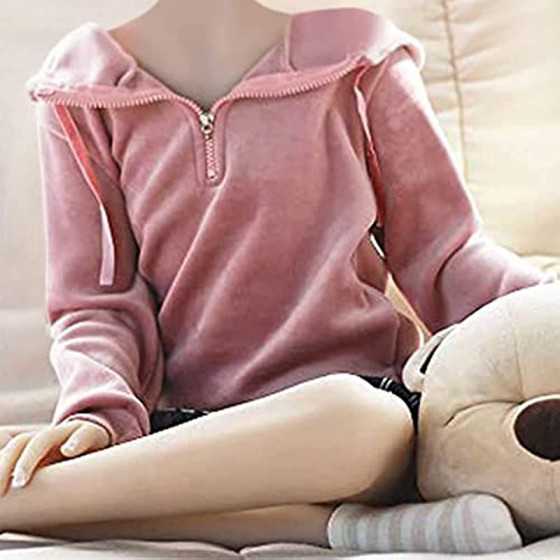 Sex Doll 3D Full Size Sex Dolls for Men with Realistic Flat Chest Butt Pussy Ass Male Masturbator Sex Toy, Life Size Sex Doll Fe