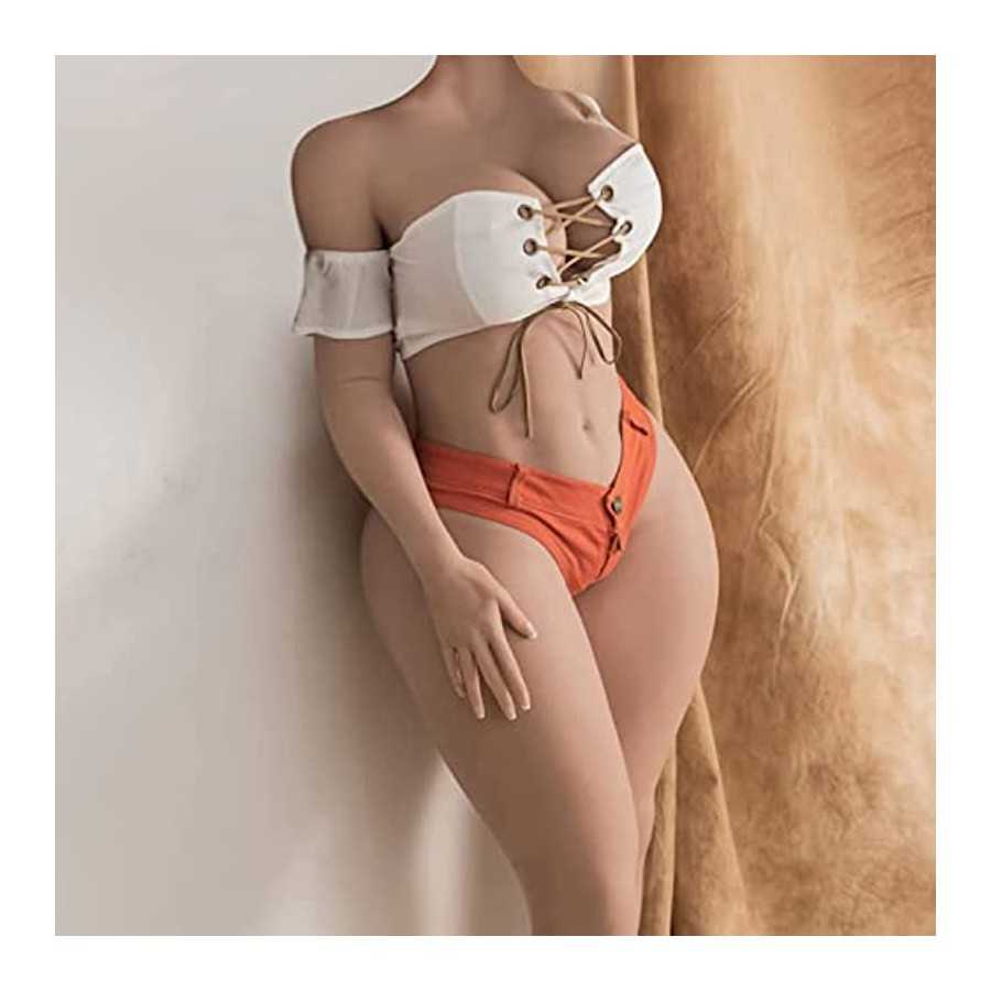 Silicone Doll Full Body Sex Doll Life Size Love Dolls for Women Sexy Dolls Made of TPE Good Elasticity Fuller and Sturdier Versi