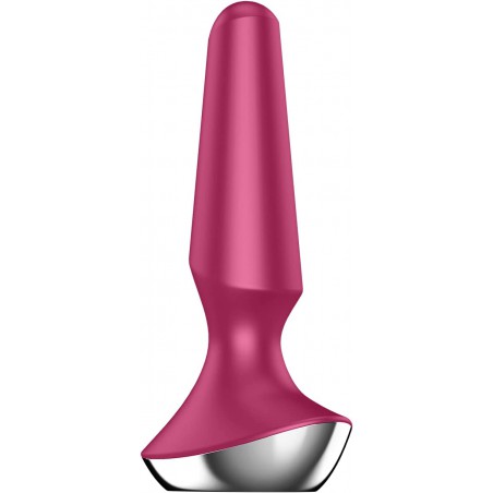 Satisfyer Plug-ilicious 2 Anal Vibrator with App Control - Vibrating Anal Plug, Butt Plug, Voluminous Shape, Rounded Tip, Wide B
