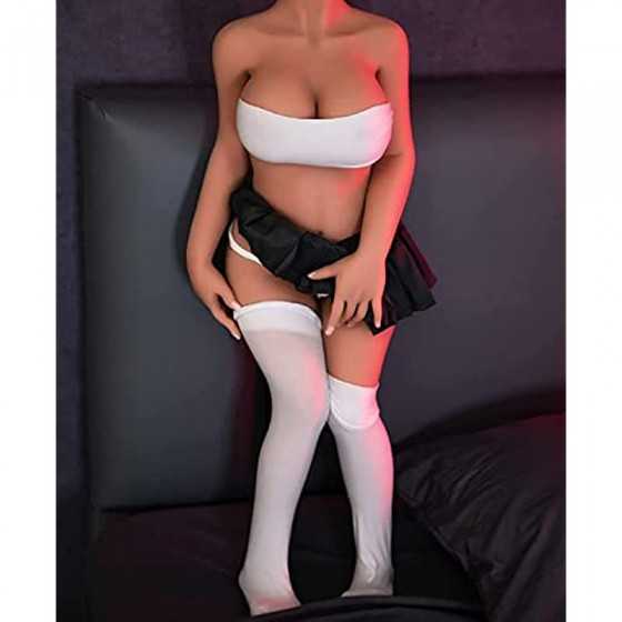 PYNLS-Size Adult Sex Doll for Men Full Body Life Sex Dolls for Men Full Realistic Torso Silicone TPE Wheaten Skin with Flexible 