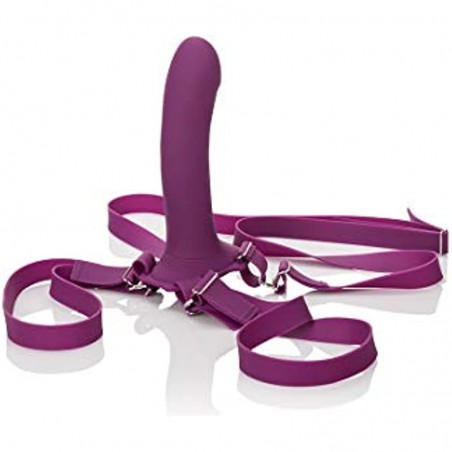  ME2 Rumble Probe – Rechargeable Waterproof Silicone Strap On Harness Vibrator – 10 Function Vibration Adult Sex Toy F