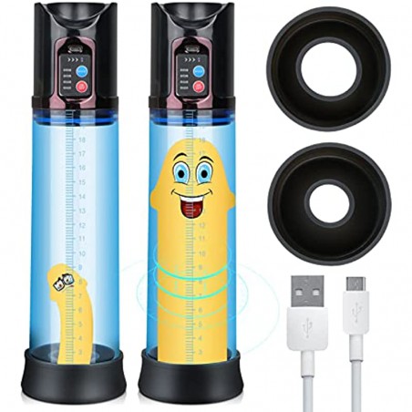 Electric Penis Pump for Men Updated Auto Suck and Release Penis Vacuum Pump, Rechargeable Erection Pump Device, Male Penis Enlargement Extend Pump Sex Toys Pumps Adult Toy Enlarger Sex Pump