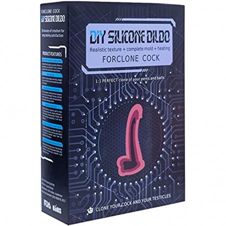 Home-Made Cloning Penis System,KUUVAL DIY Penis Casting Kit, Realistic Dildo Mold with Gift Card,Liquid Silicone Clone Dildo Set