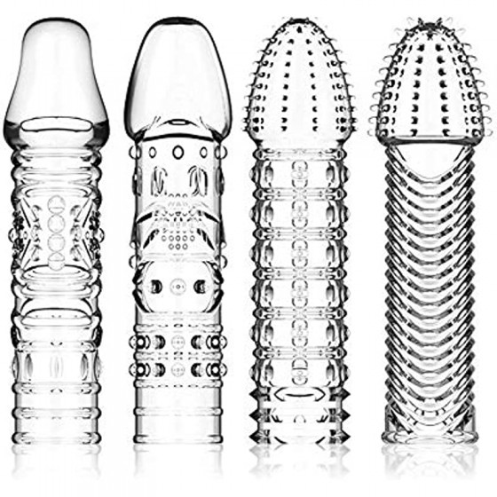 4 Pcs Silicone Penis...