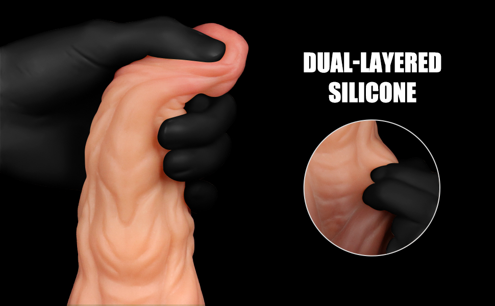 Realistic silicone dildo