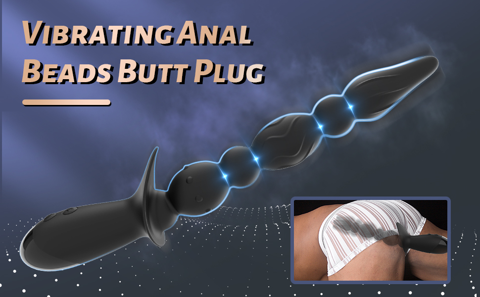 Vibrating Anal Beads Plug