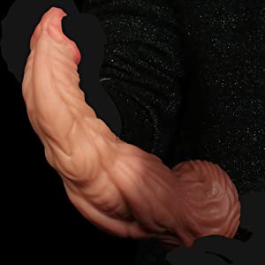 Silicone Dildo with Dual Density Anal Dildo