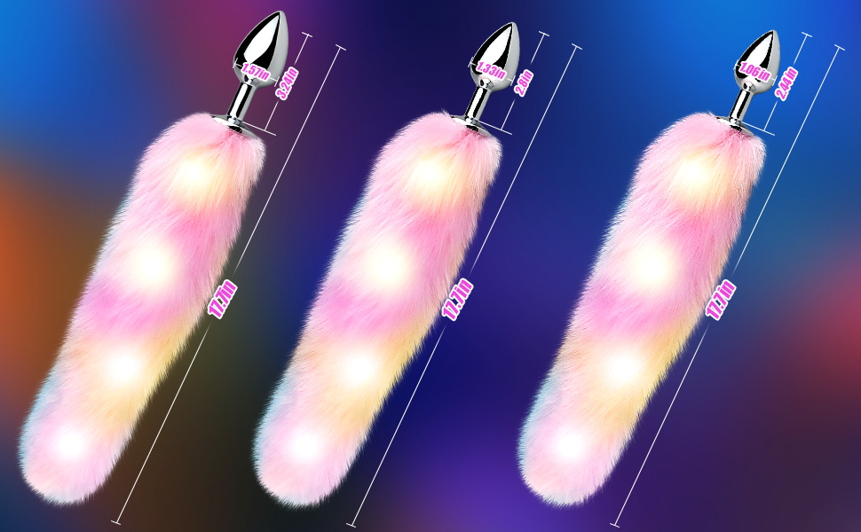 Anal plug large, medium and small set