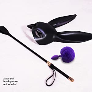pure love silicone bunny tail butt plug adult sex toy anal toys faux fur anus cosplay role play