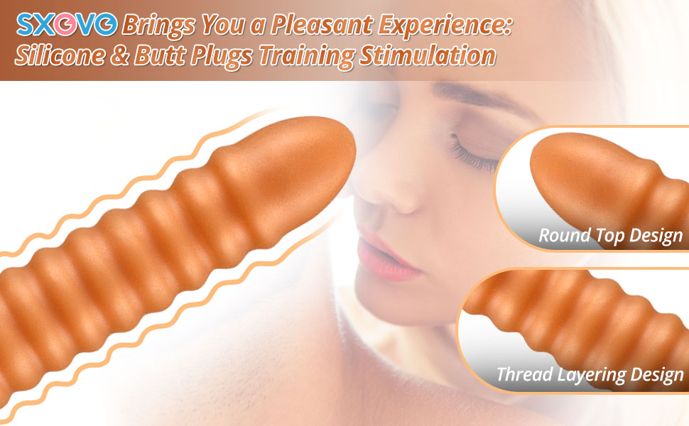 Silicone Anal Plug & Butt Plugs Training Stimulation