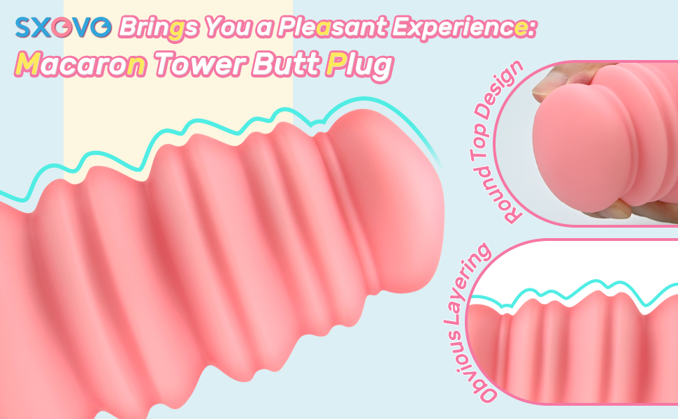 Macaron Tower Butt Plug