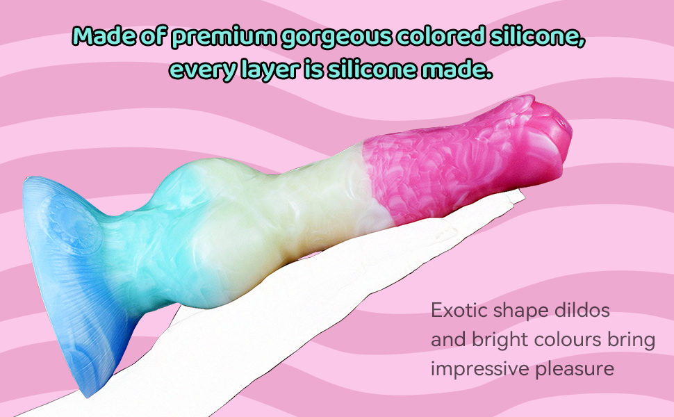 made of premium colored silicone