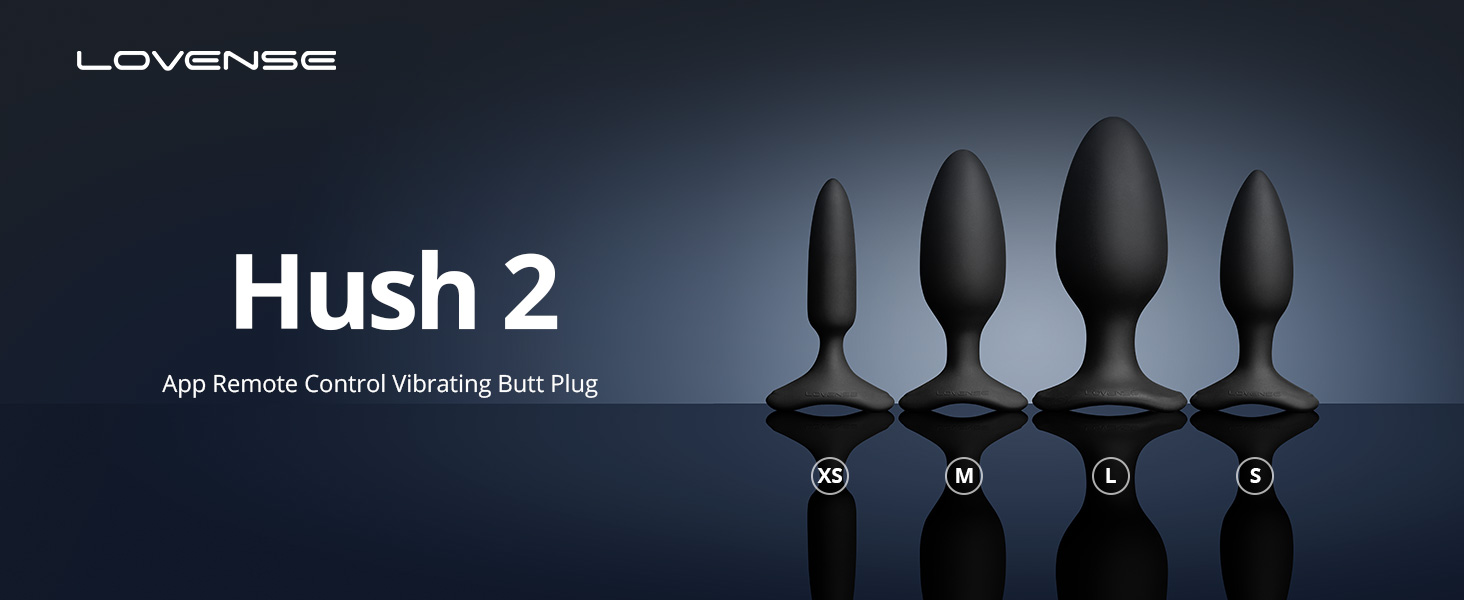 6k Hush 2 Vibrating Anal Plug