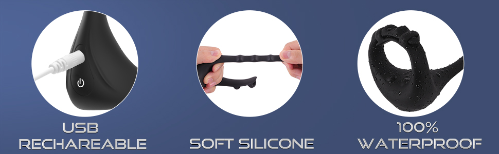RECHAREABLE SILICONE WATERPROOF