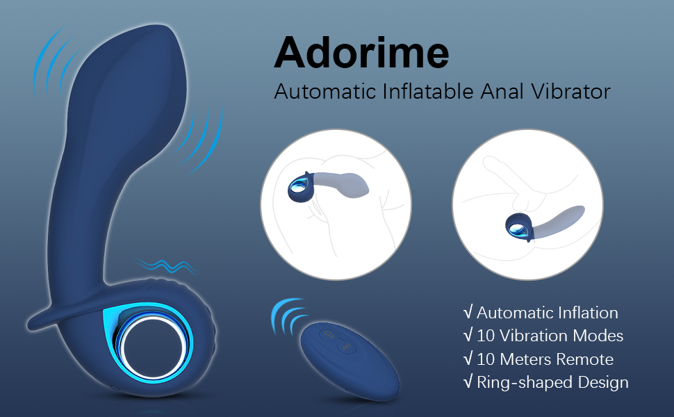 automatic inflatable vibrator