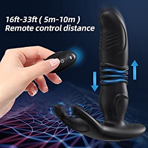 Thrusting Anal Vibrator Prostate Massager
