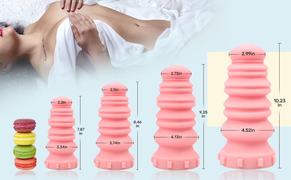 Macaron Tower Anal Plug Sizes