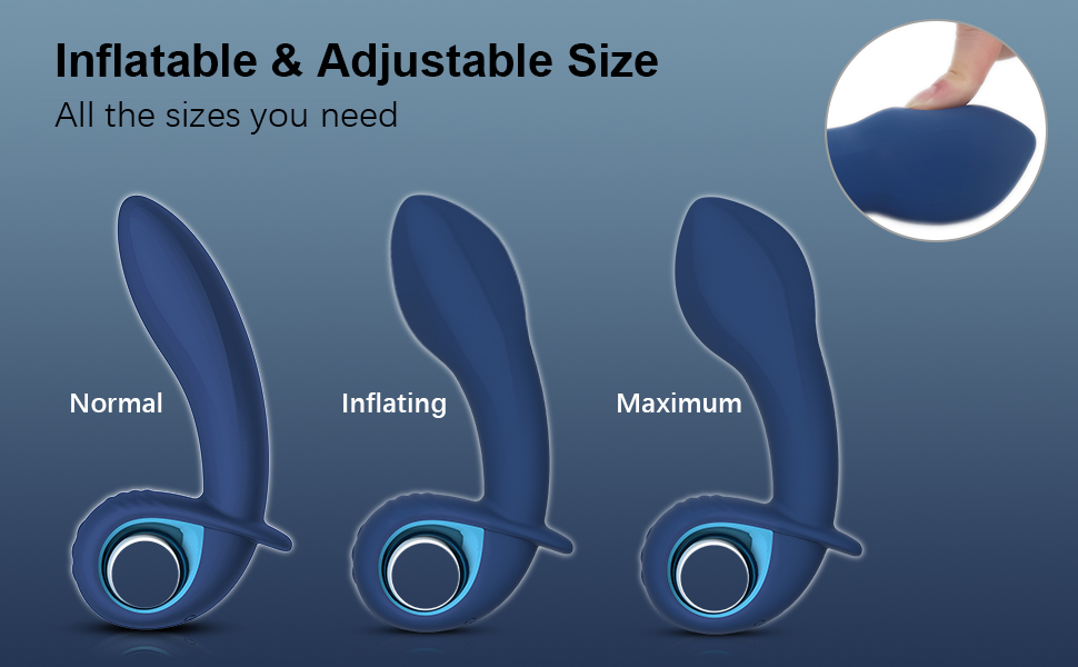 prostate massager anal expanding vibrator