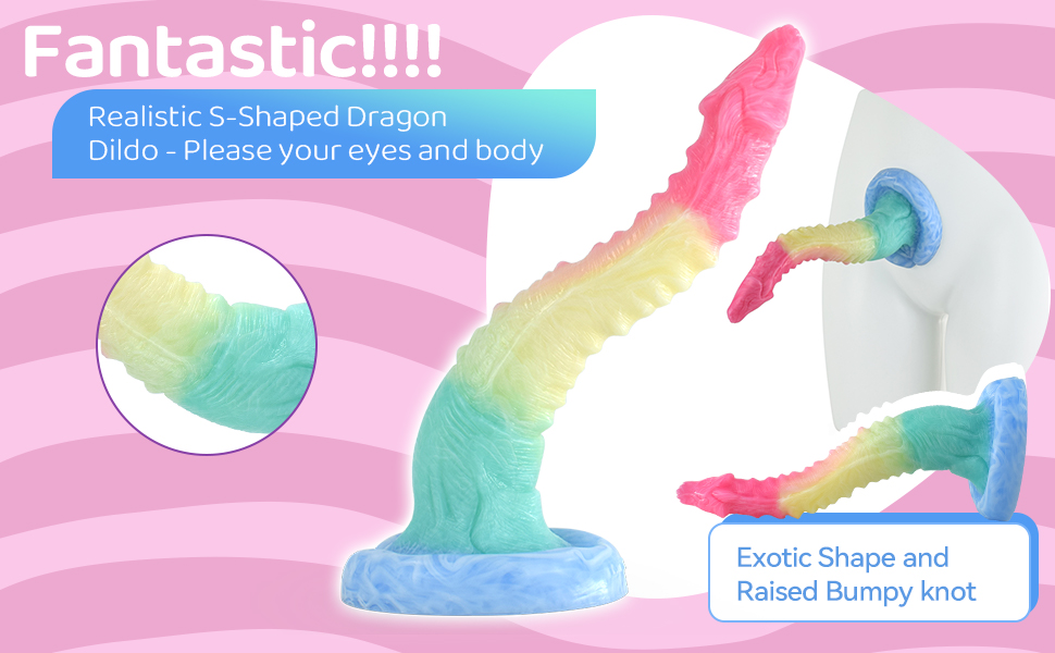S-Shaped Dragon Dildo