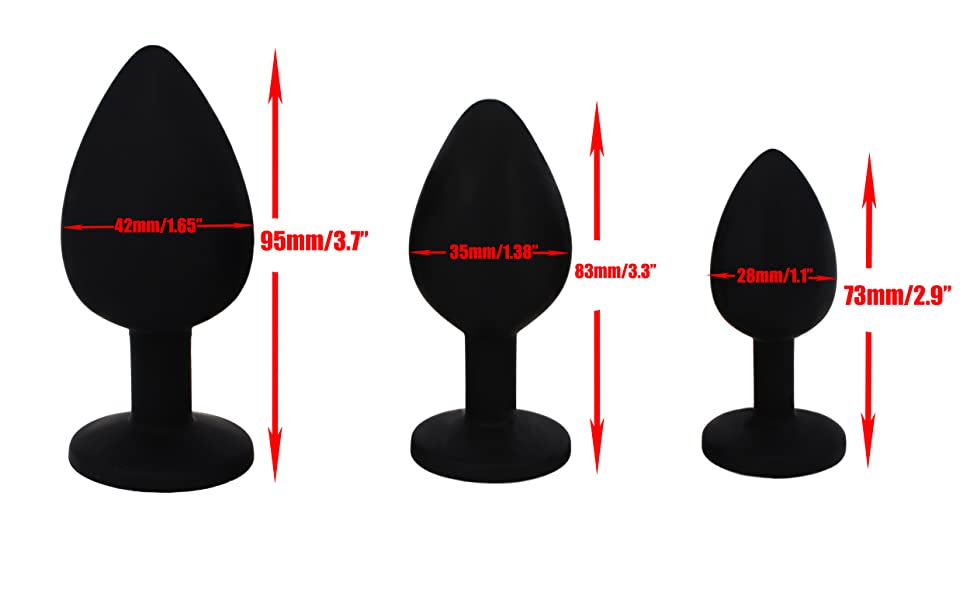 Anal Butt Plugs Size