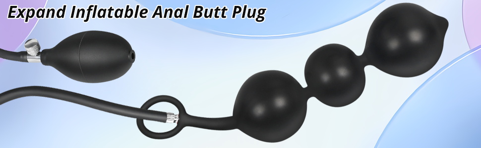 Expand Inflatable Anal Butt Plug