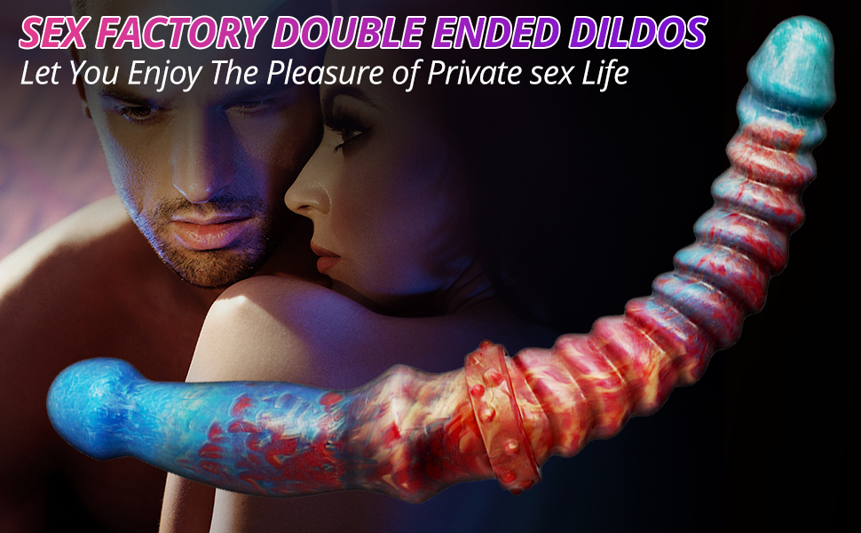 Sex factory double ended dildos for men women