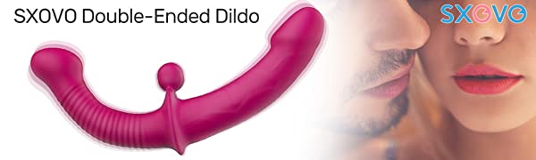 Double-Ended Dildo with Stimulation Ball