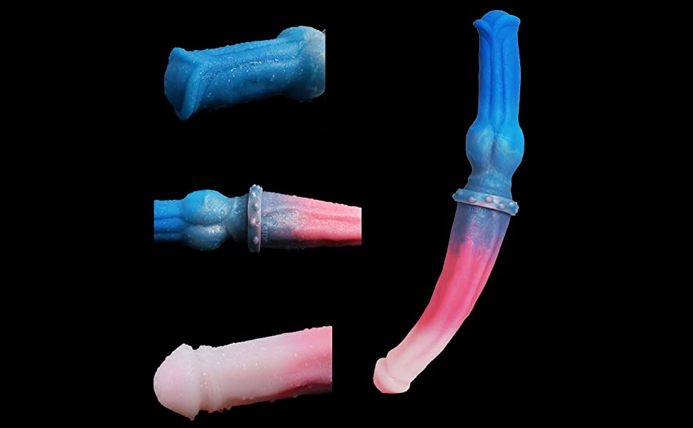 Animal dildo double-ended