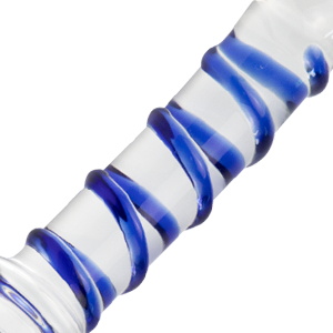 Blue Stripes Dildo