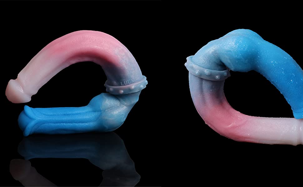 Animal dildo double-ended