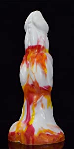 Multi colored dildo