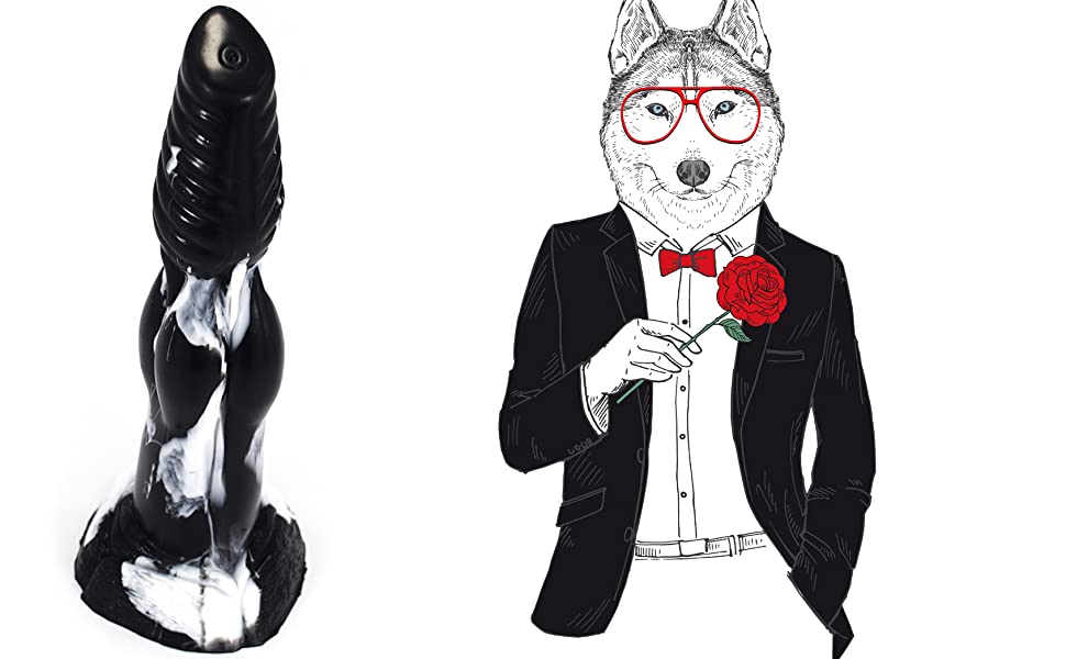 wolf dildo dog dildo