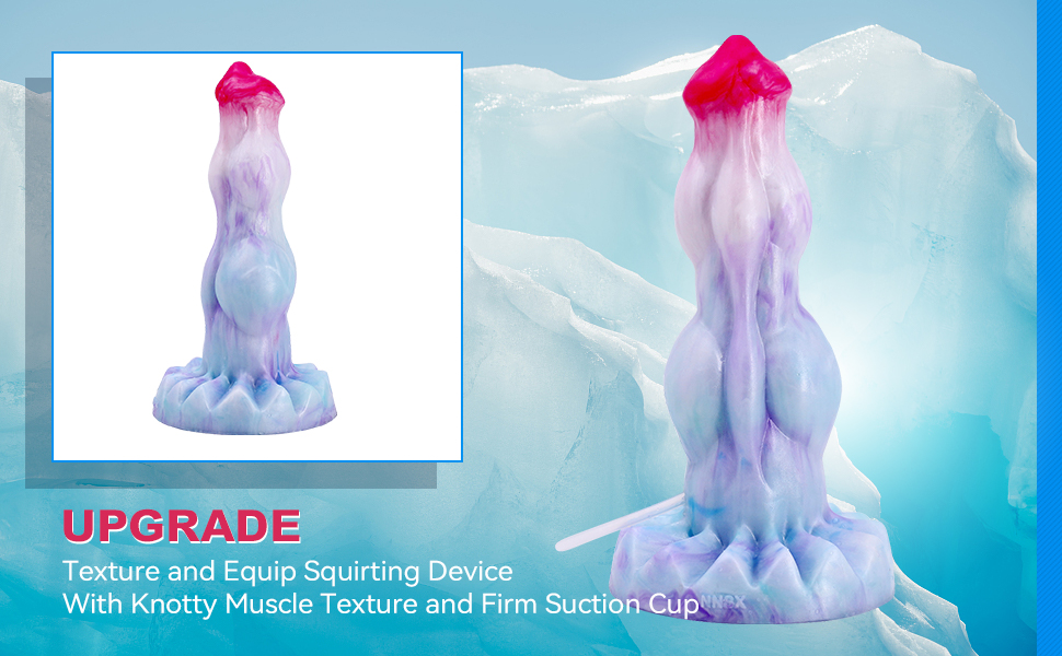 with exotic texture and squirting device
